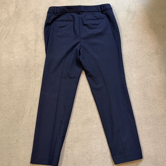 NWT - Talbots Navy Blue Trousers in 12 Petite - Picture 4 of 7